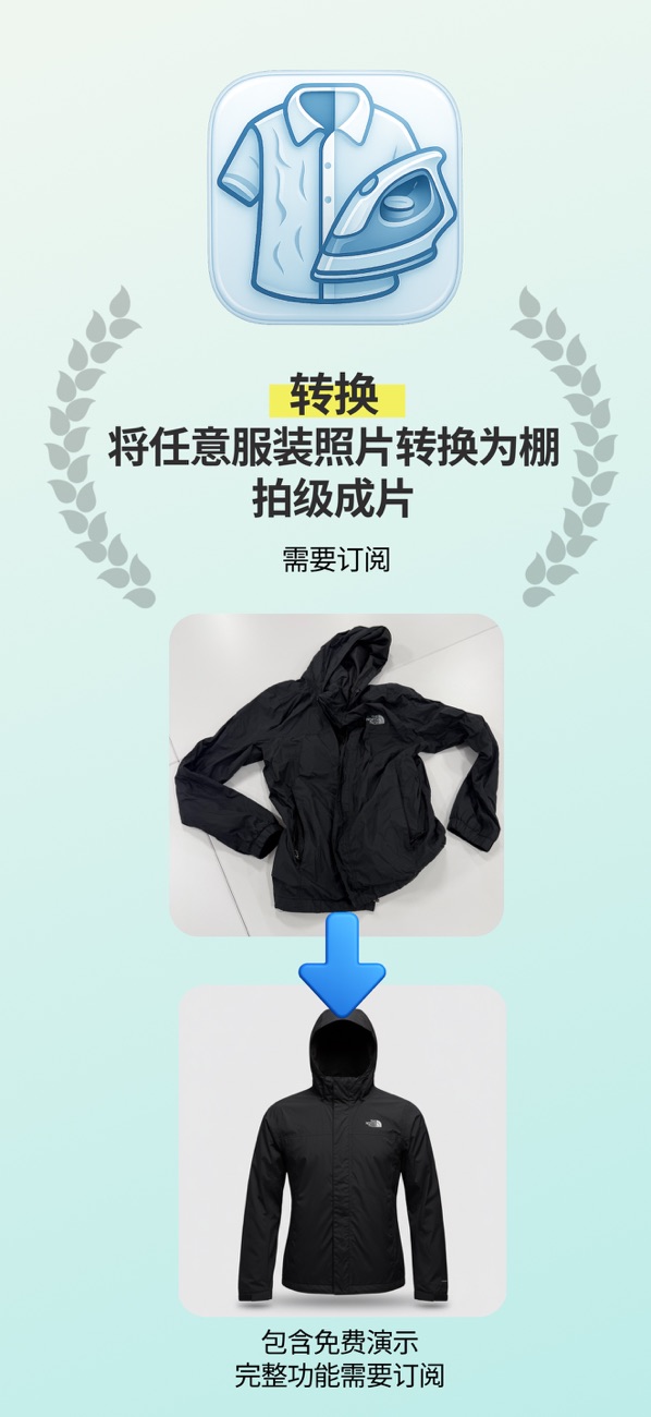 Clothing Studio: Unwrinkle AI screenshot 1